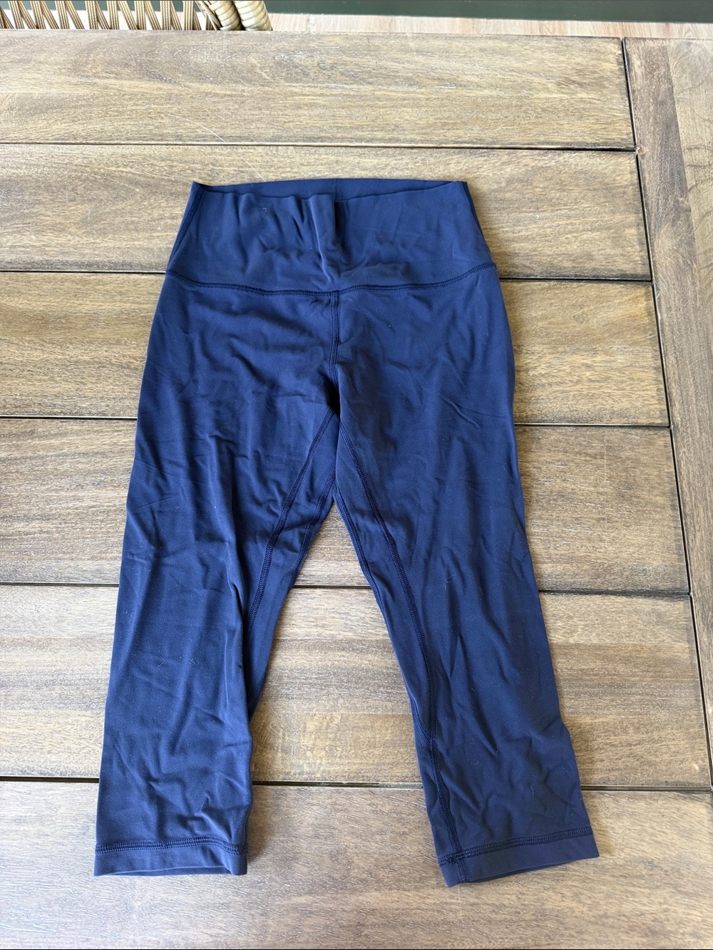 lululemon athletica Navy High-Rise Capri Leggings